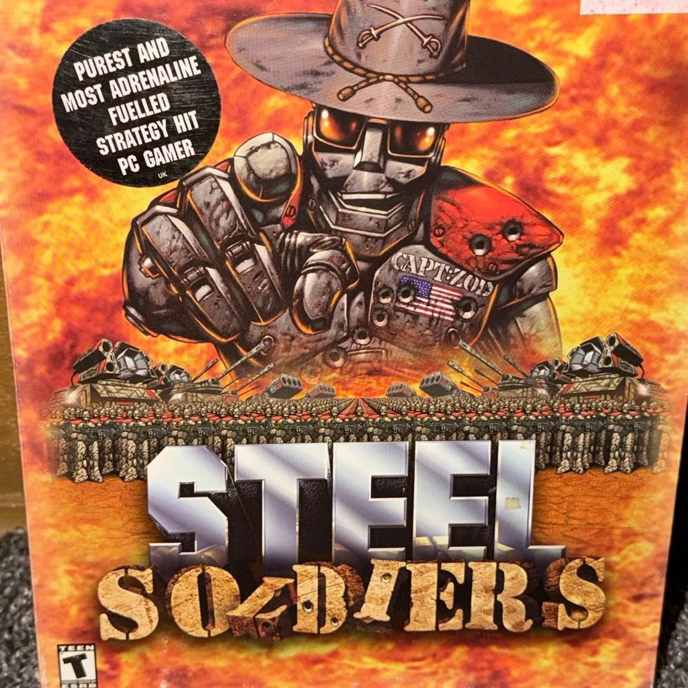 Steel Soldiers PC Video Game Rated T For Teen Vintage Classic Used Pre Owned ESR